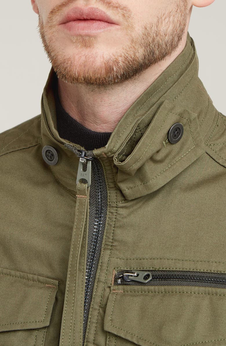 G-STAR Rovic Slim Fit Water Repellent Field Jacket, Alternate, color, Shadow Olive