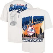 '47 Men's '47 Cream New York Yankees 2000 World Series Champions Showcase MVP Foundation T-Shirt