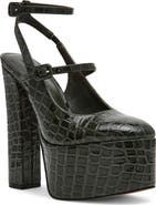 Steve Madden Scotlyn Ankle Strap Platform Pump