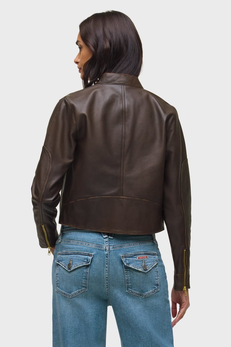Moto Jacket, Alternate, color, Umber