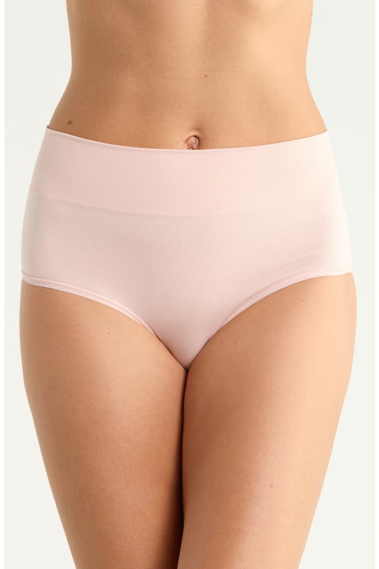 Seamless 3-Pack Briefs, Main, color, PINK- TAN- BLACK MULTI