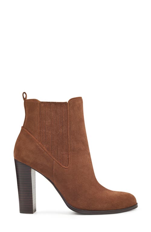 Nine West Crimson Chelsea Bootie In Brown