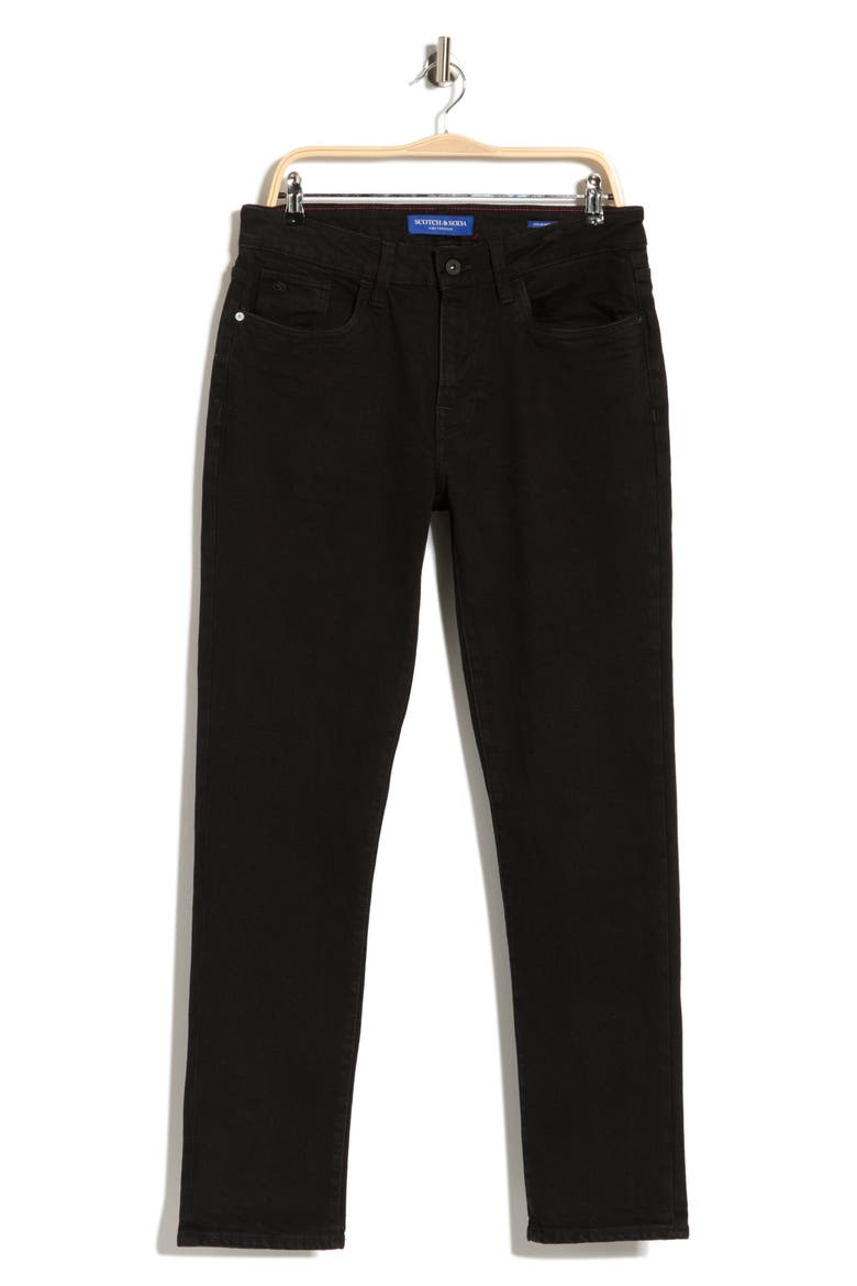 Haarlem Straight Fit Jeans, Alternate, color, METEORITE DENIM