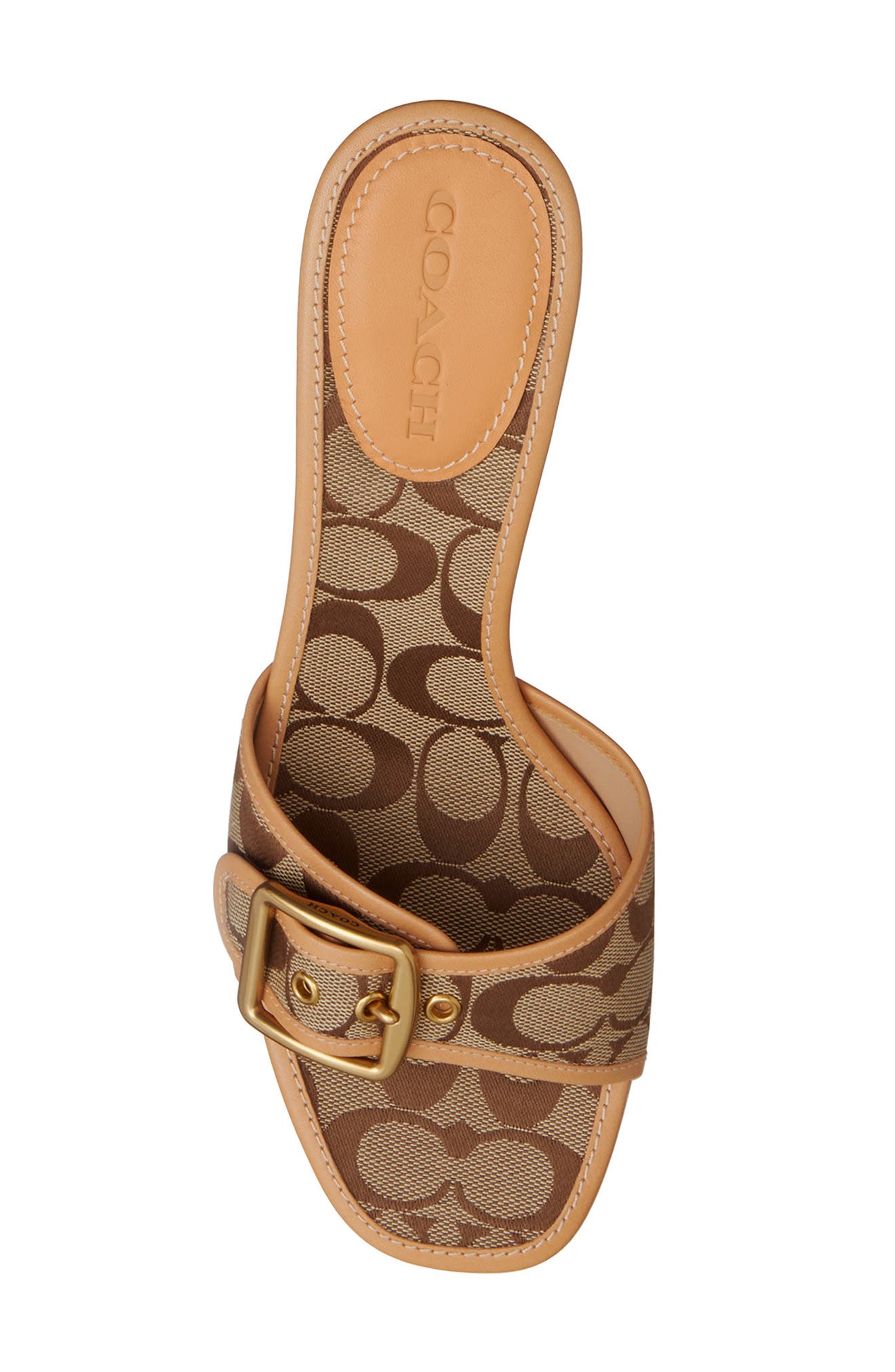 Margot Signature Sandal, Alternate, color, KHAKI/ LIGHT PEACH