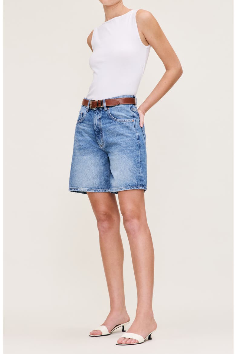 Taylor Ultra High Waist Denim Shorts, Alternate, color, NORTH LAKE VINTAGE