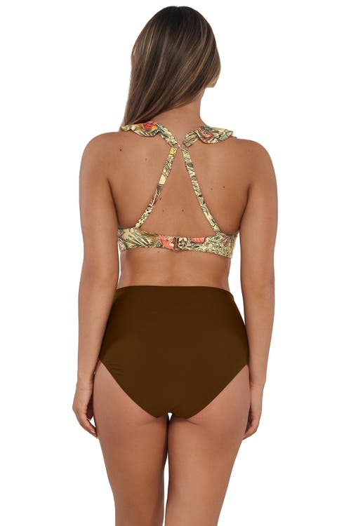 SUNSETS SUNSETS CAPRI HIGH WAIST BIKINI SWIM BOTTOMS