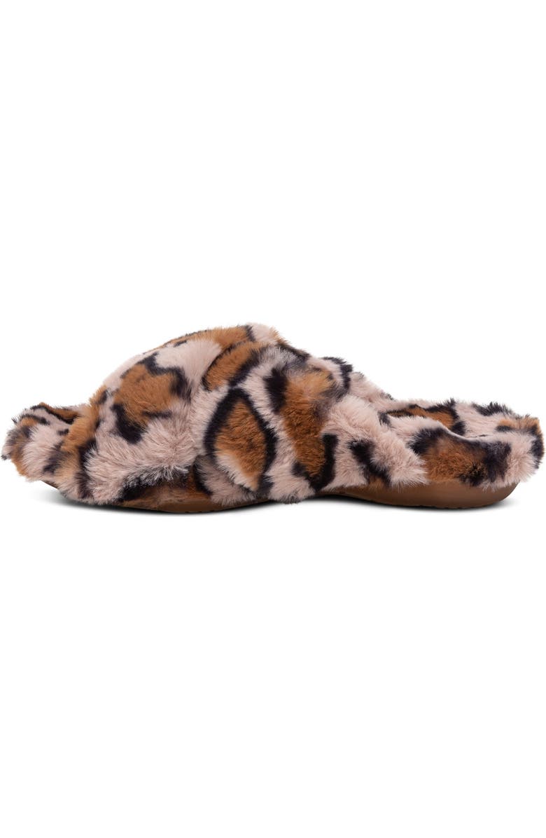 Aetrex Penelope Faux Fur Slipper, Alternate, color,