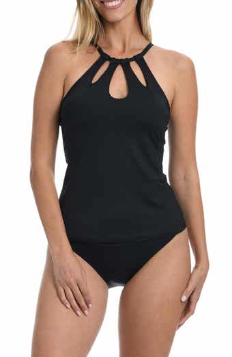 La Blanca Keyhole Underwire Tankini Top