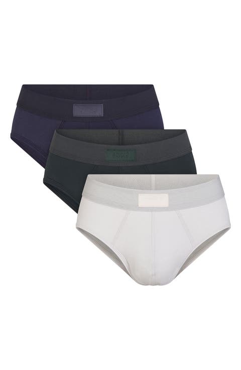 3-Pack Cotton & Modal Blend Briefs (Regular & Big)