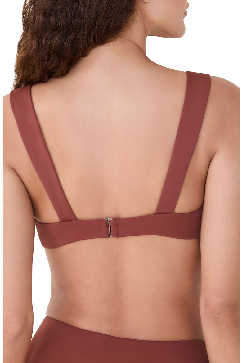 The Sahara Bikini Top, Alternate, color, CARAMEL