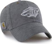 CARHARTT X 47 Men's Carhartt x '47  Charcoal Minnesota Wild Clean Up Adjustable Hat