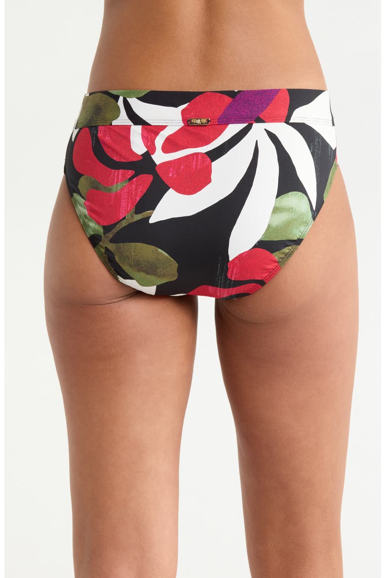 Classic Band Hipster Bikini Bottoms, Alternate, color, BLACK MULTI