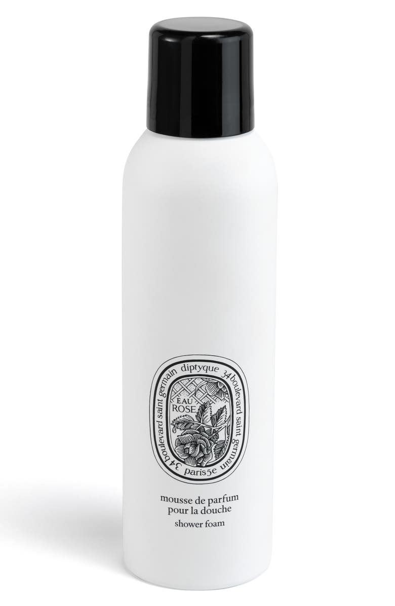 Diptyque Eau Rose Scented Shower Foam, Main, color, 