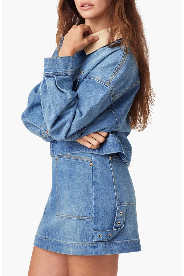 Denim Utility Jacket, Alternate, color, COVE