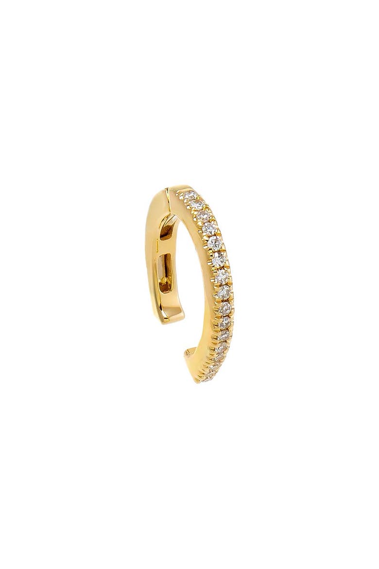 Diamond Hinge Ear Cuff 14K, Main, color, 14K Gold