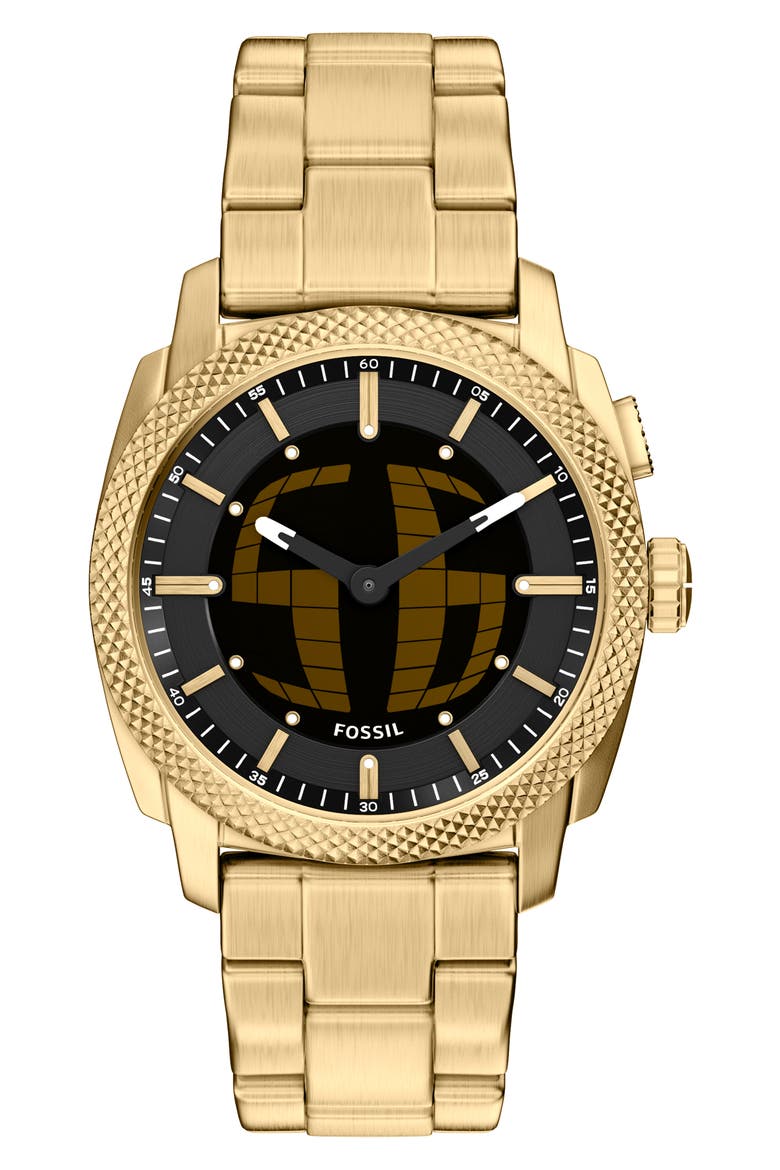 Machine Big Tic® Anadigi Bracelet Watch, 41mm, Main, color, GOLD