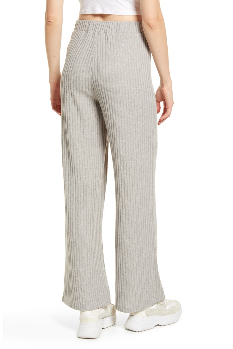 Blossom Rib Pants, Alternate, color, LIGHT GREY