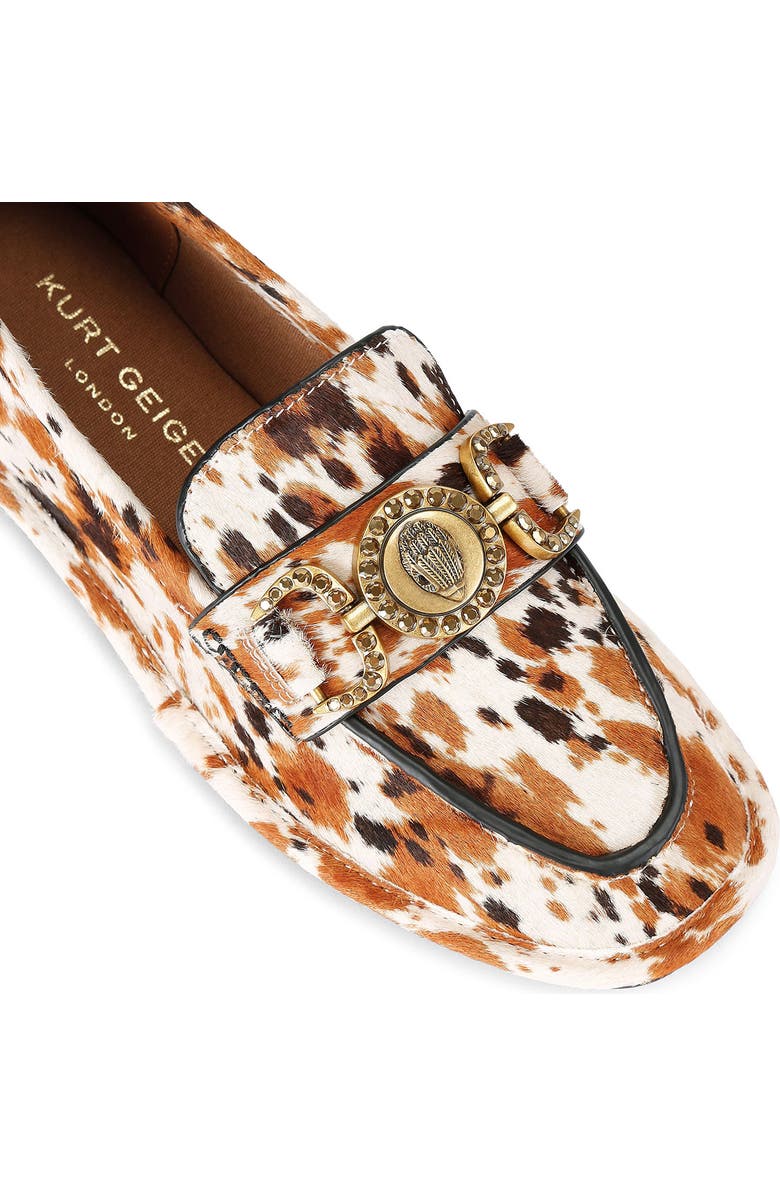 Kurt Geiger London Mansion Genuine Calf Hair Loafer, Alternate, color, Open Brown