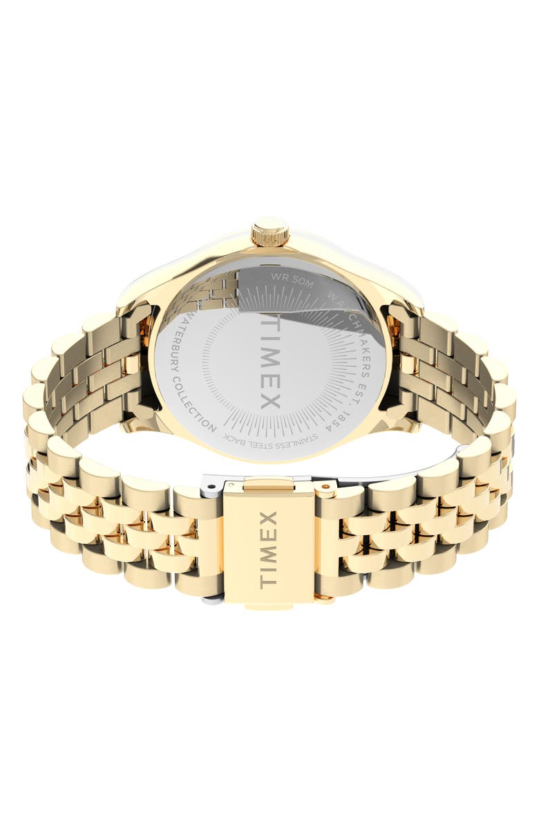 Timex<sup>®</sup> Waterbury Legacy Crystal Bracelet Watch, 34mm, Alternate, color,