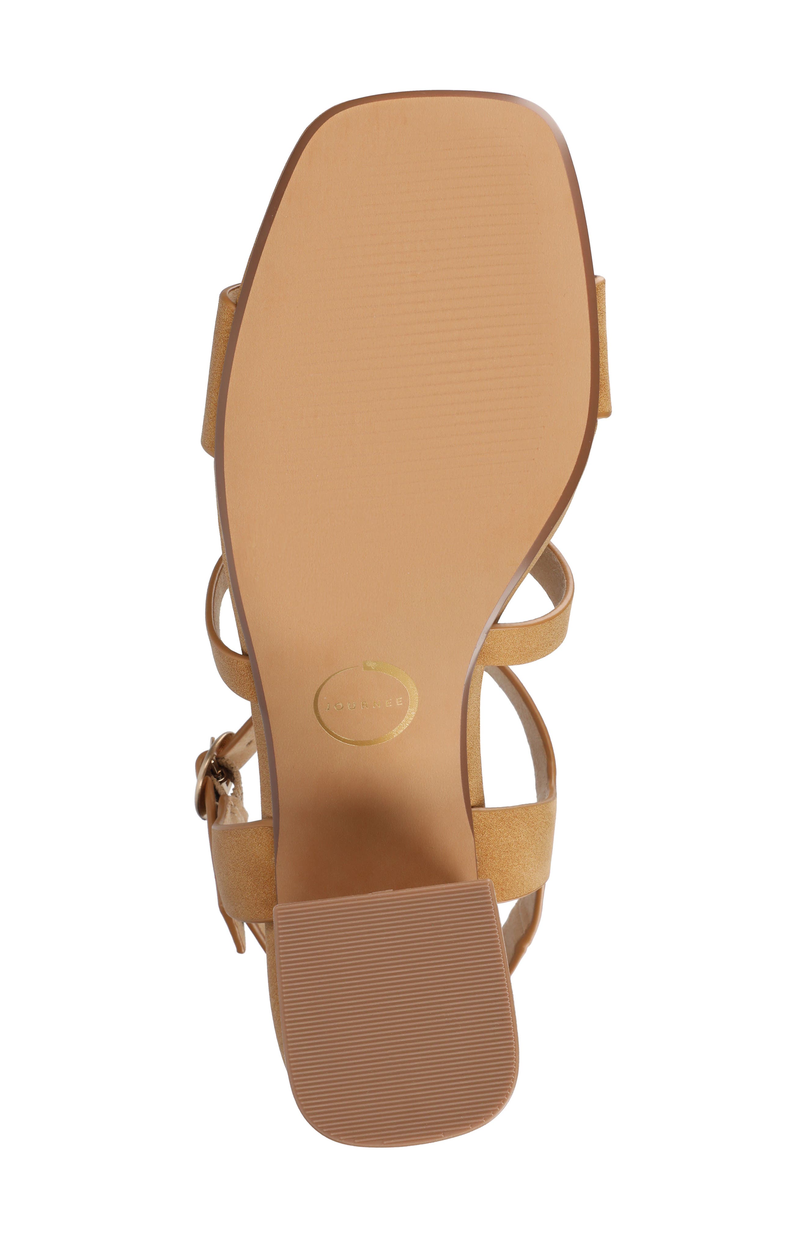Merisol Block Heel Ankle Strap Sandal, Alternate, color, BROWN