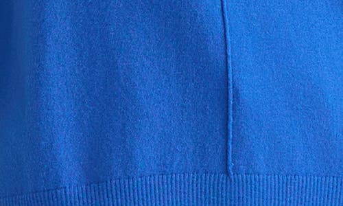 Jones New York Turtleneck Seam Front Bouclé Sweater In Blue