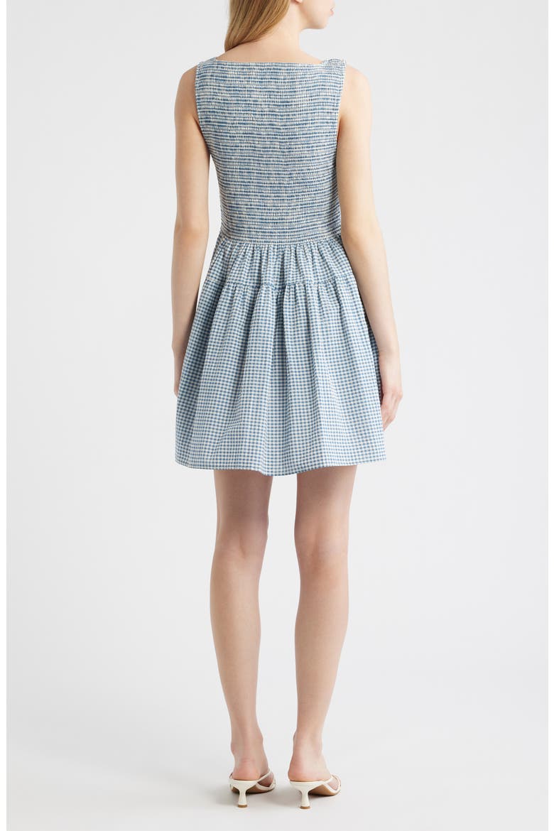 The Cosima Nap® Minidress, Alternate, color, TEAL GINGHAM