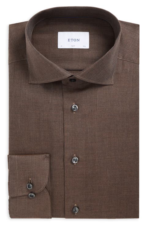 Slim Fit Cotton Dress Shirt
