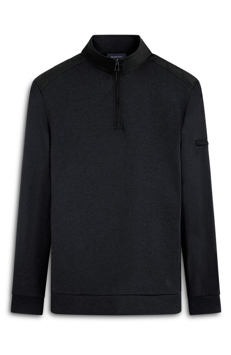 Bugatchi Quarter Zip Pullover, Alternate, color, 