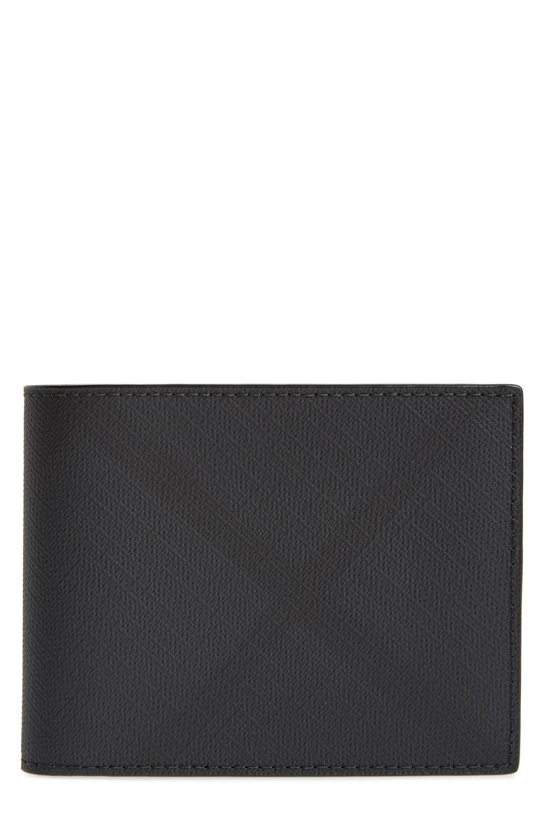London Check Wallet, Main, color, DARK CHARCOAL IP CHECK