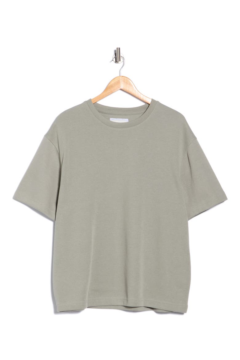 Heavyweight Cotton Blend T-Shirt, Alternate, color, WILLOW GREEN