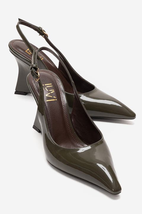 Felon Slingback Wedge Pump