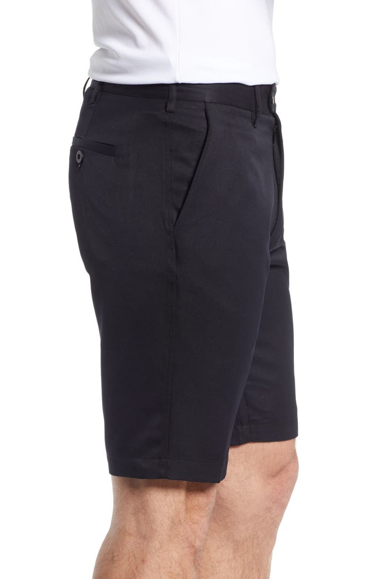 Flat Front Shorts, Alternate, color, BLACK