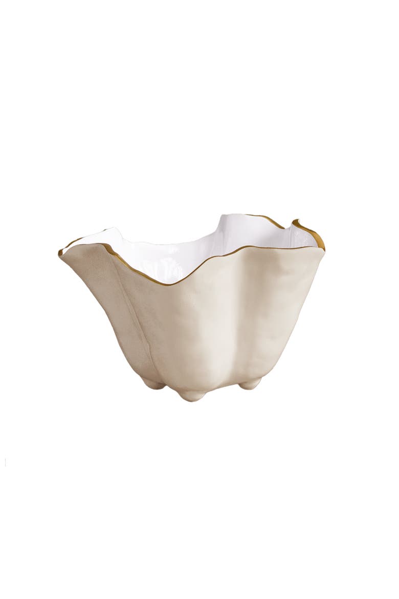 Encanto Onyx Ice Bucket, Main, color, Cream and White