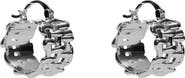 ARGENTO VIVO Textured Huggie Hoop Earrings