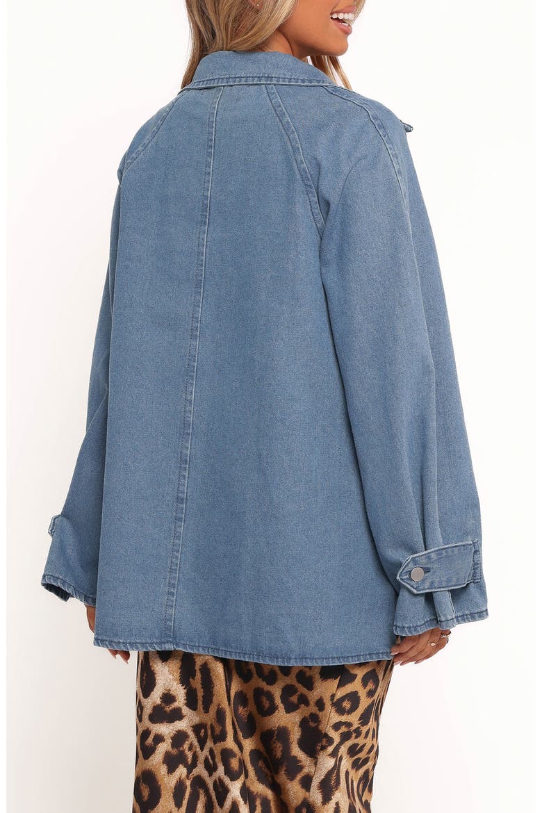 Novan Oversize Denim Jacket, Alternate, color, DENIM