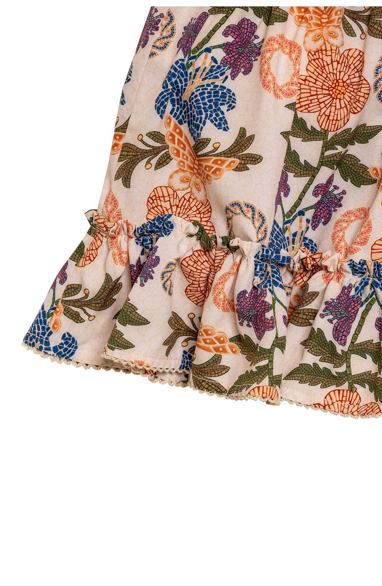 Agua Bendita Kids' Cara Fiore Cover-Up Skirt, Alternate, color, Blue