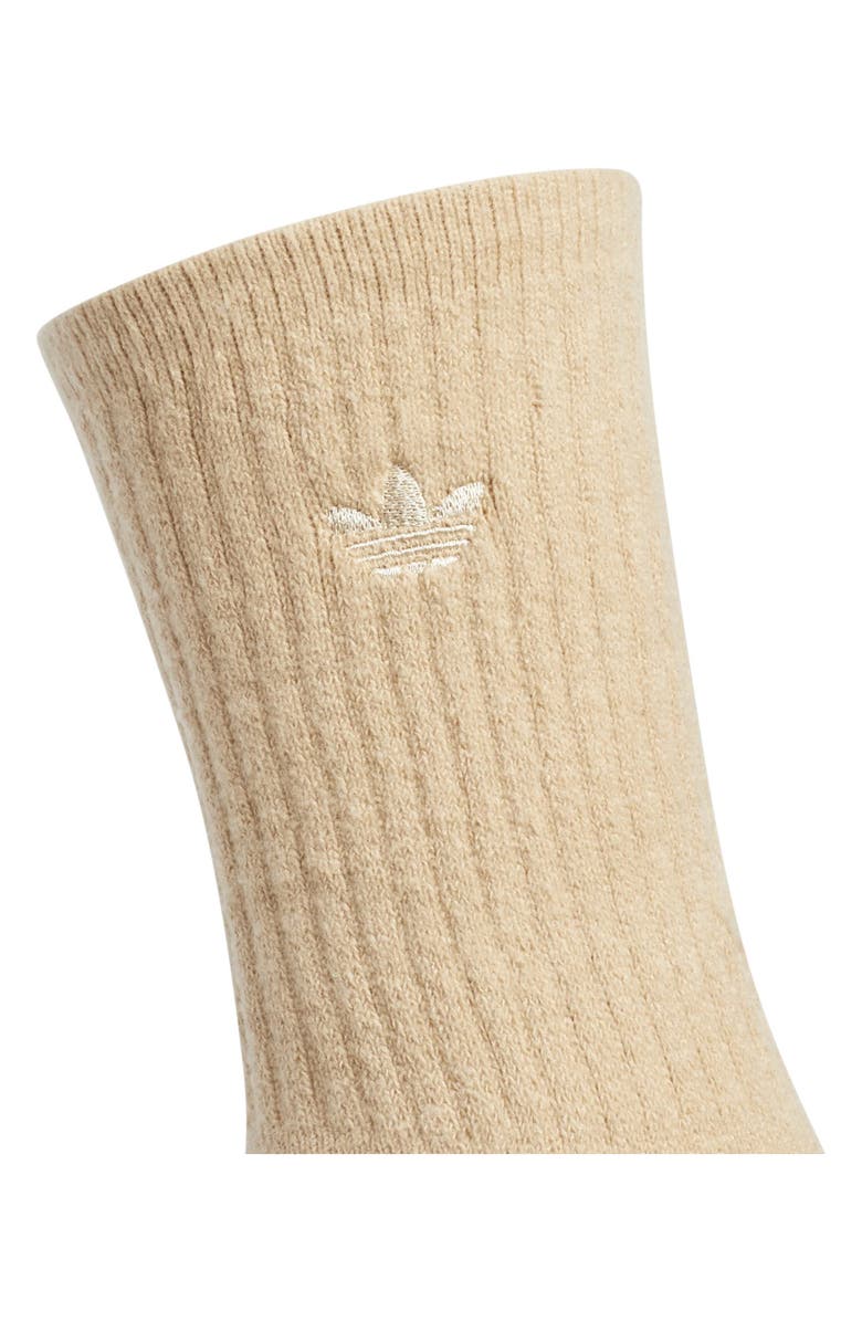 adidas Assorted 3-Pack Originals Embroidered Trefoil Logo Crew Socks, Alternate, color,