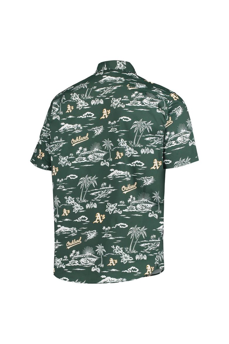Men's Reyn Spooner Green Oakland Athletics Kekai Button-Down Shirt, Alternate, color, Green