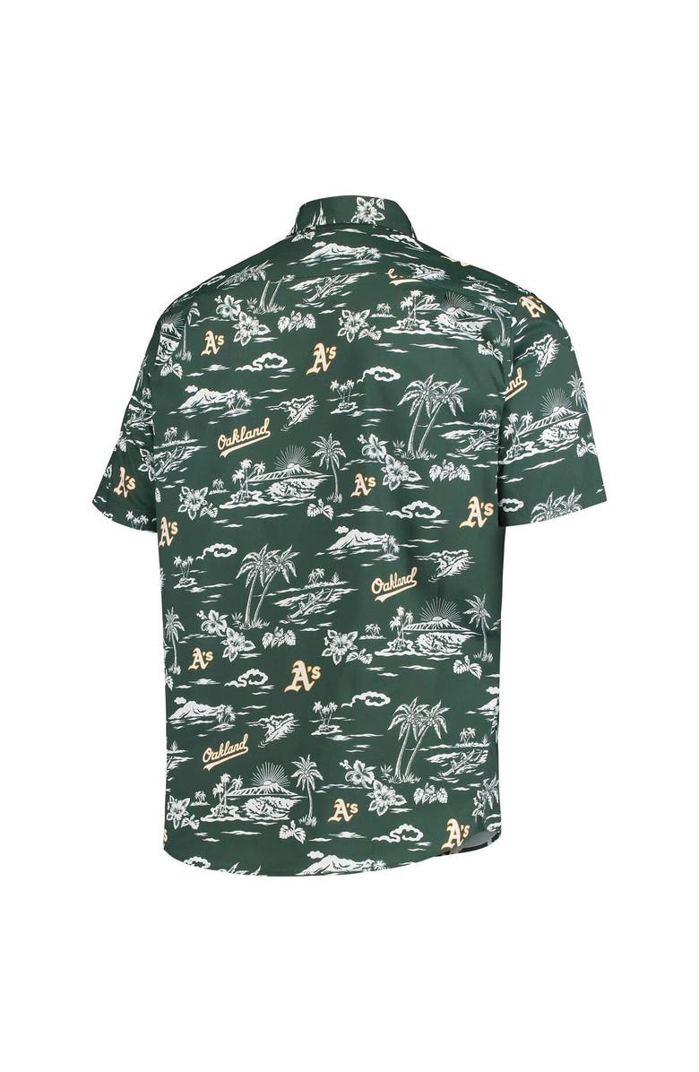Reyn Spooner Men's Reyn Spooner Green Oakland Athletics Kekai Button-Down Shirt, Alternate, color, Green