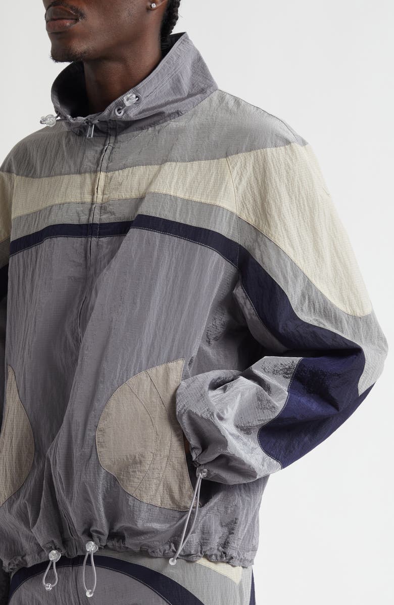 ERL Gender Inclusive Nylon Rave Jacket, Alternate, color, Grey