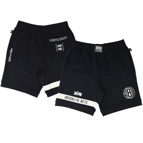 Unisex NBA x Two Hype  Black Brooklyn Nets Culture & Hoops Premium Classic Fleece Shorts
