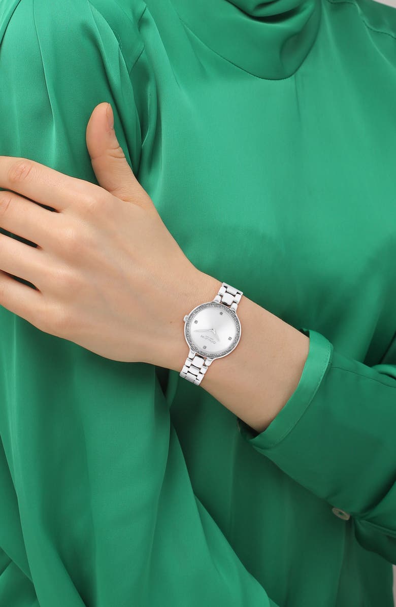 COACH Chelsea Bracelet Watch, 32mm, Alternate, color, Silver