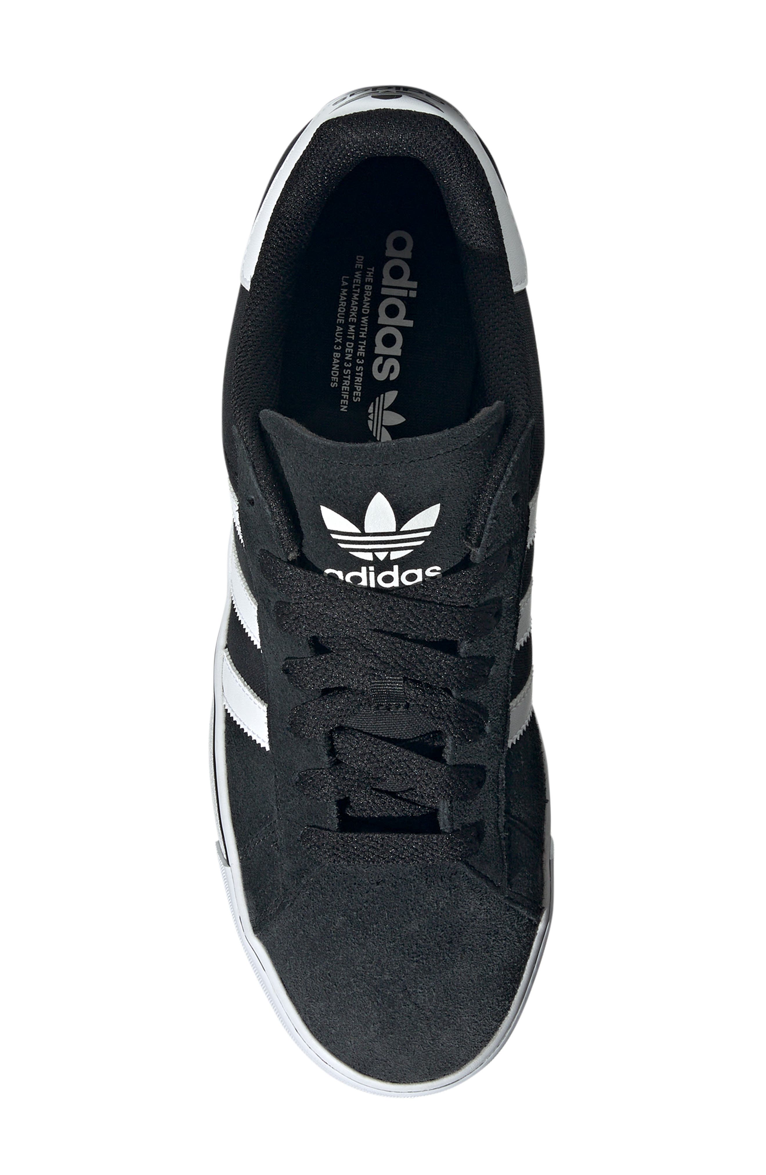 adidas Campus Vulcanized Sneaker, Alternate, color, Black/ White/ Gum