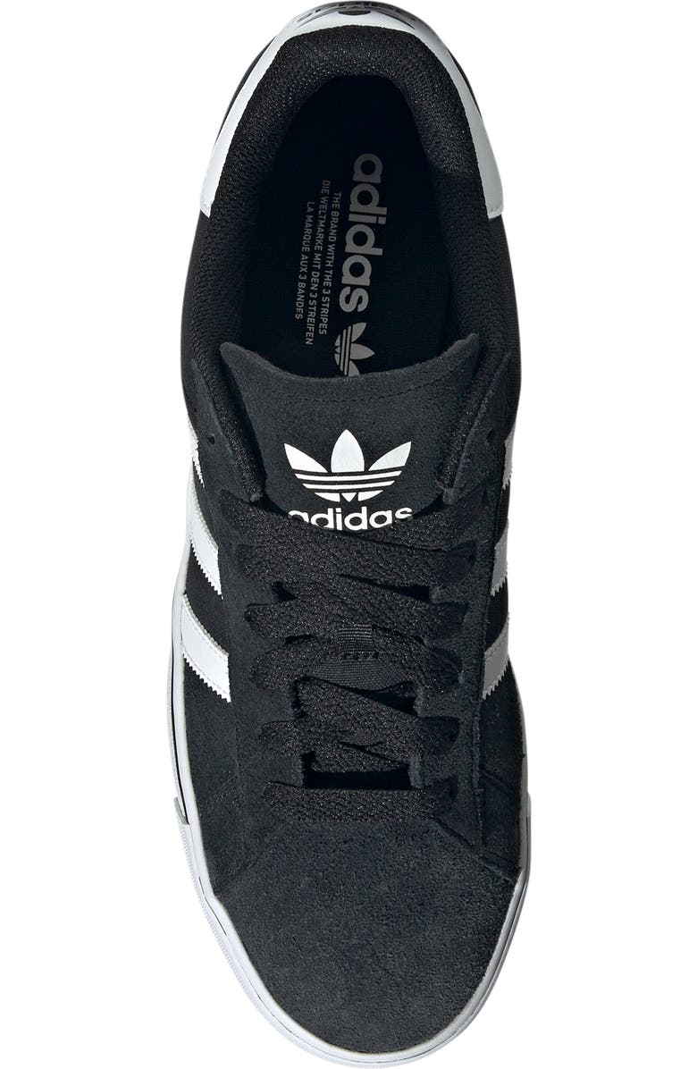 adidas Campus Vulcanized Sneaker, Alternate, color, Black/ White/ Gum