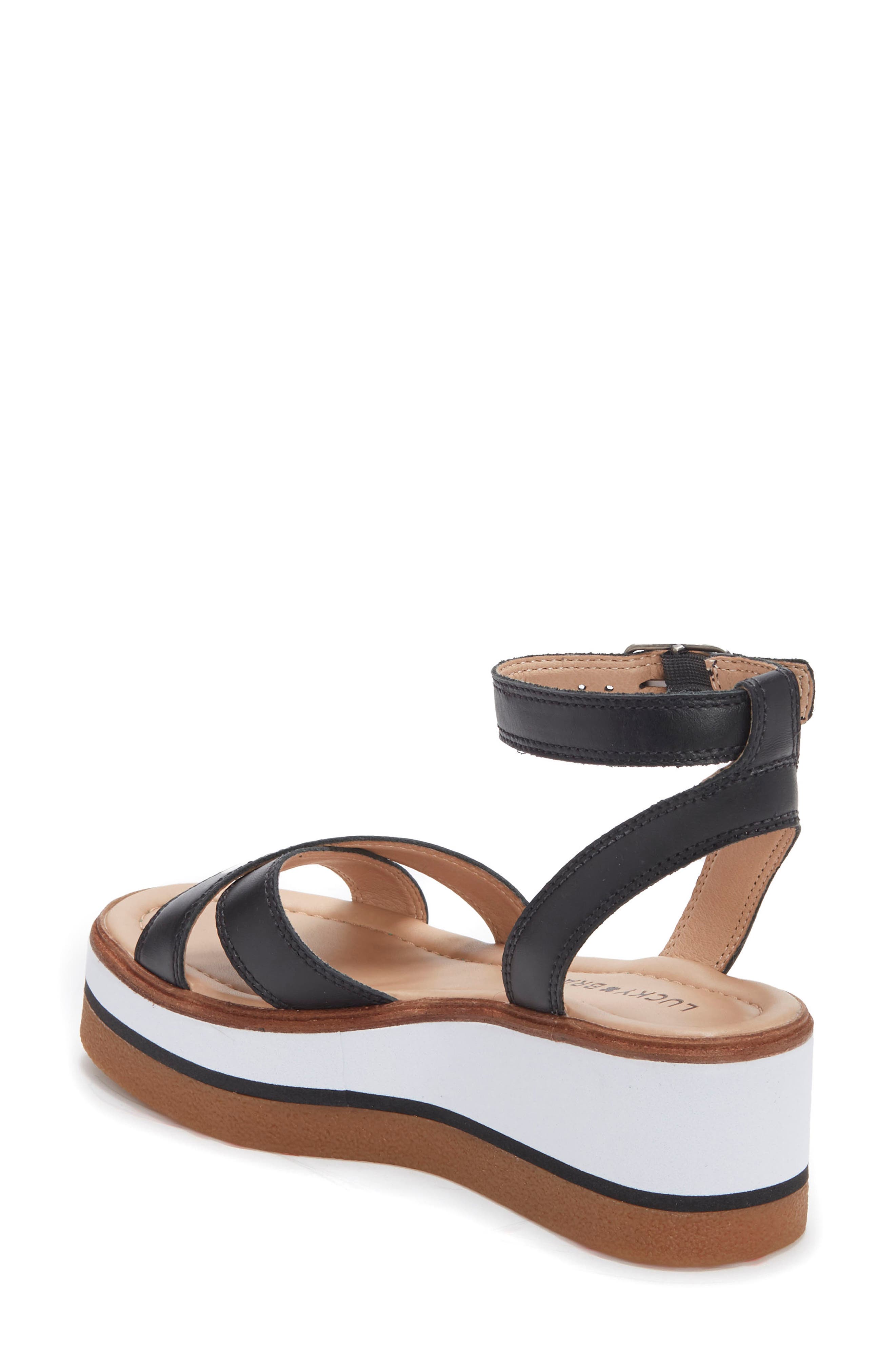 Lucky Brand Tarhi Wedge Sandal, Alternate, color, 
