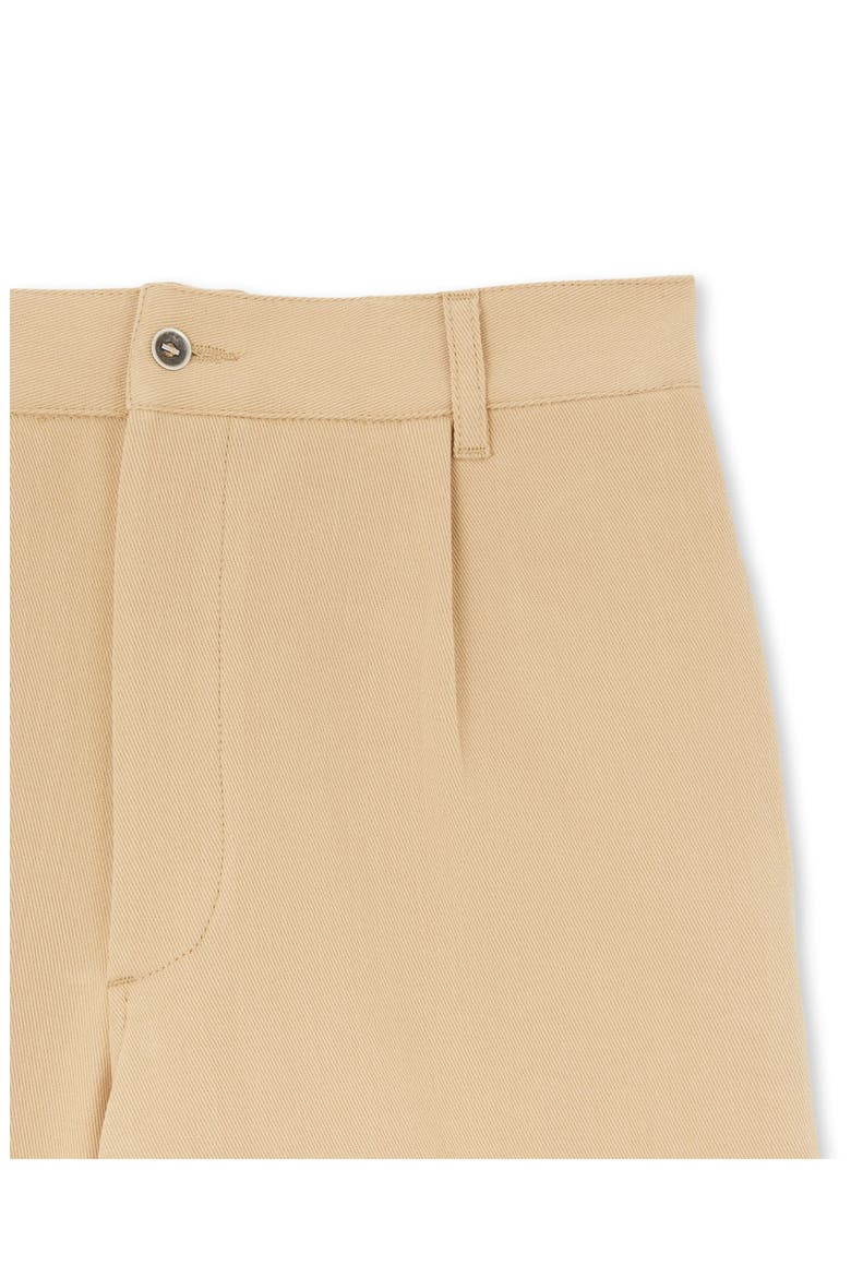 Jillian Cotton Bermuda with Pleats, Alternate, color, CAMEL
