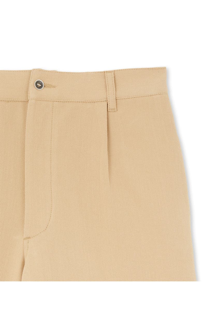 Fortela Jillian Cotton Bermuda with Pleats, Alternate, color, Camel