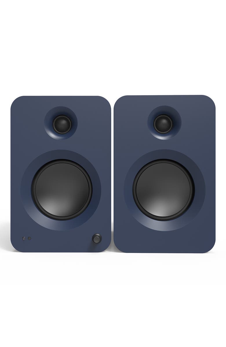 Kanto REN Powered Bluetooth Bookshelf Speakers - Pair, Alternate, color, Dark Blue