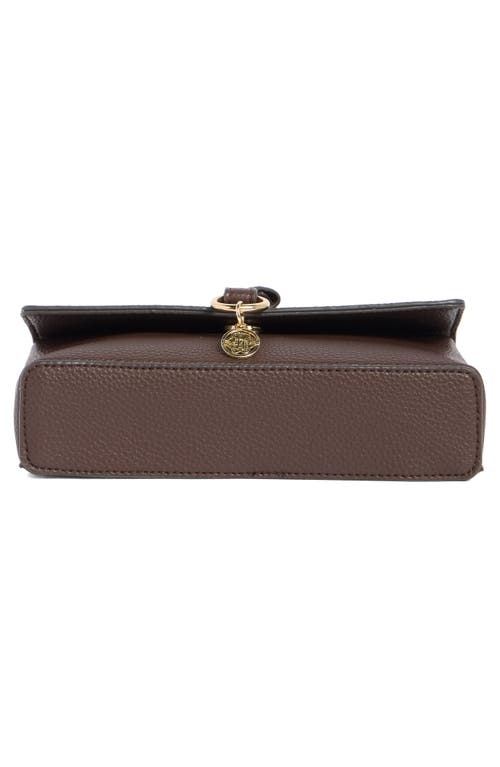 Nanette Lepore Akari Flap Shoulder Bag In Brown