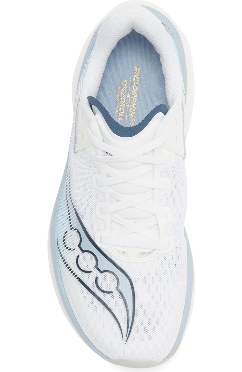 Saucony Endorphin Azura Running Shoe, Alternate, color, White/ Celestial